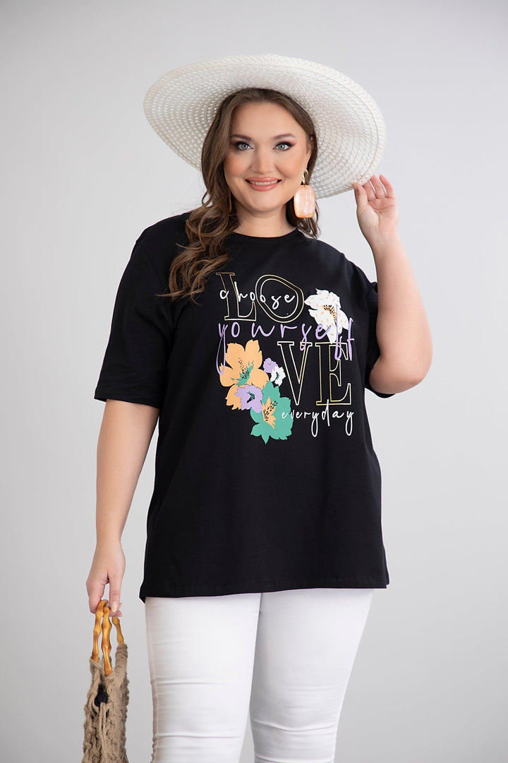 Pametna majica s cvjetnim uzorkom