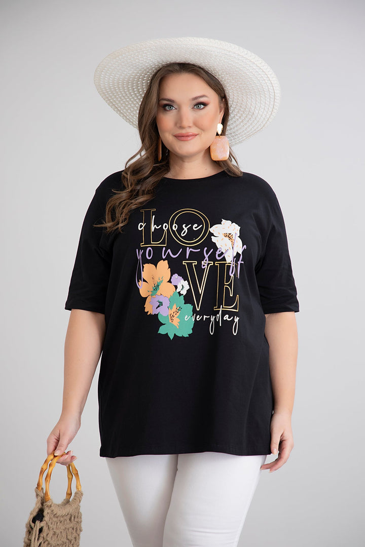 Pametna majica s cvjetnim uzorkom