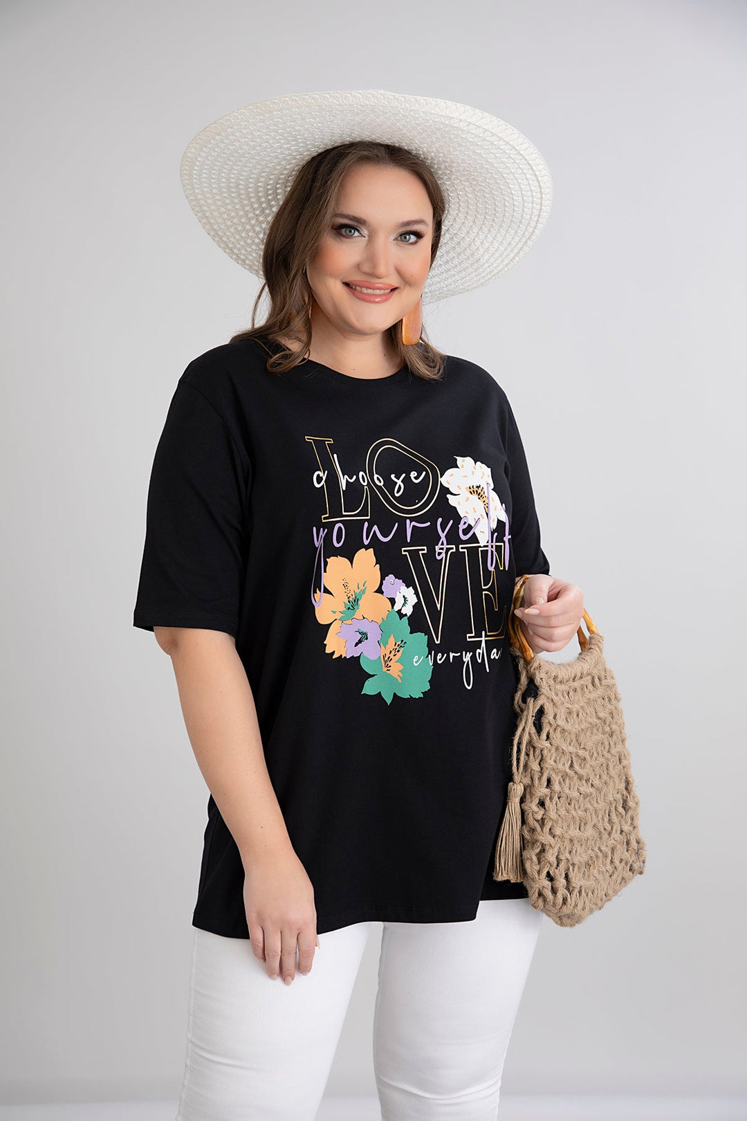 Pametna majica s cvjetnim uzorkom