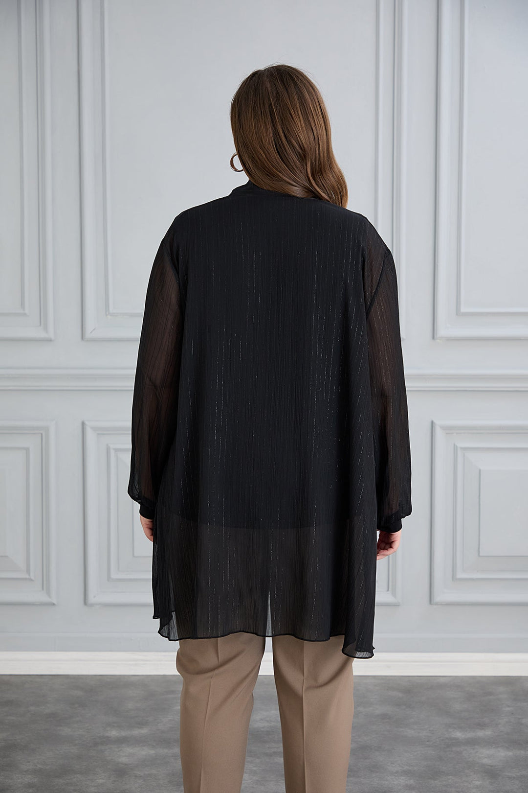 Elegantna pončo sa potkom - set od 2 dijela