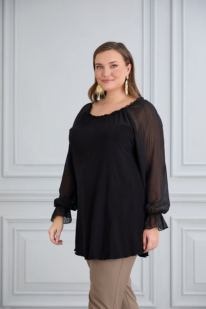 Tunika s chic šifon rukavima