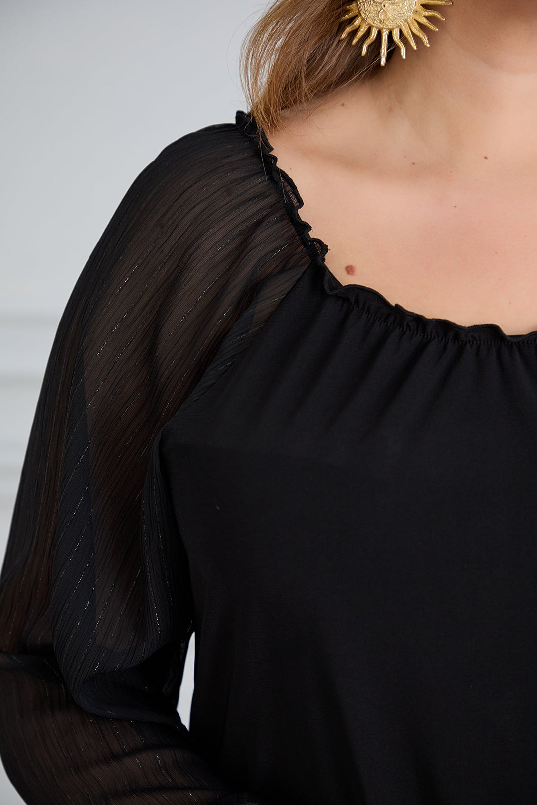 Tunika s chic šifon rukavima