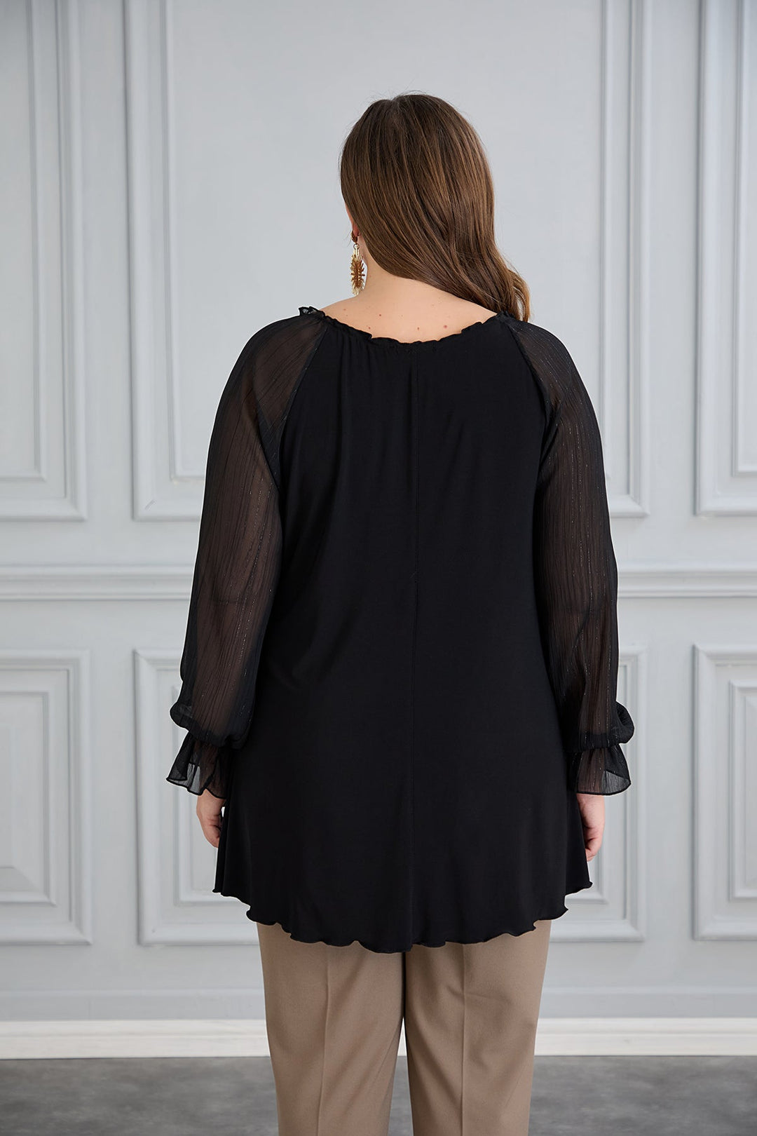Tunika s chic šifon rukavima
