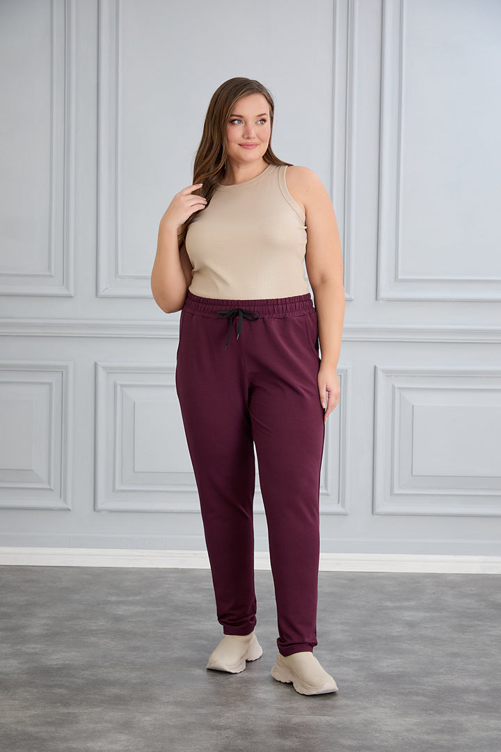 Sportske hlače Daily Classic - Bordo