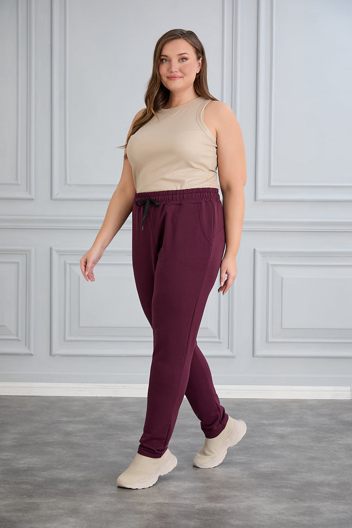 Sportske hlače Daily Classic - Bordo