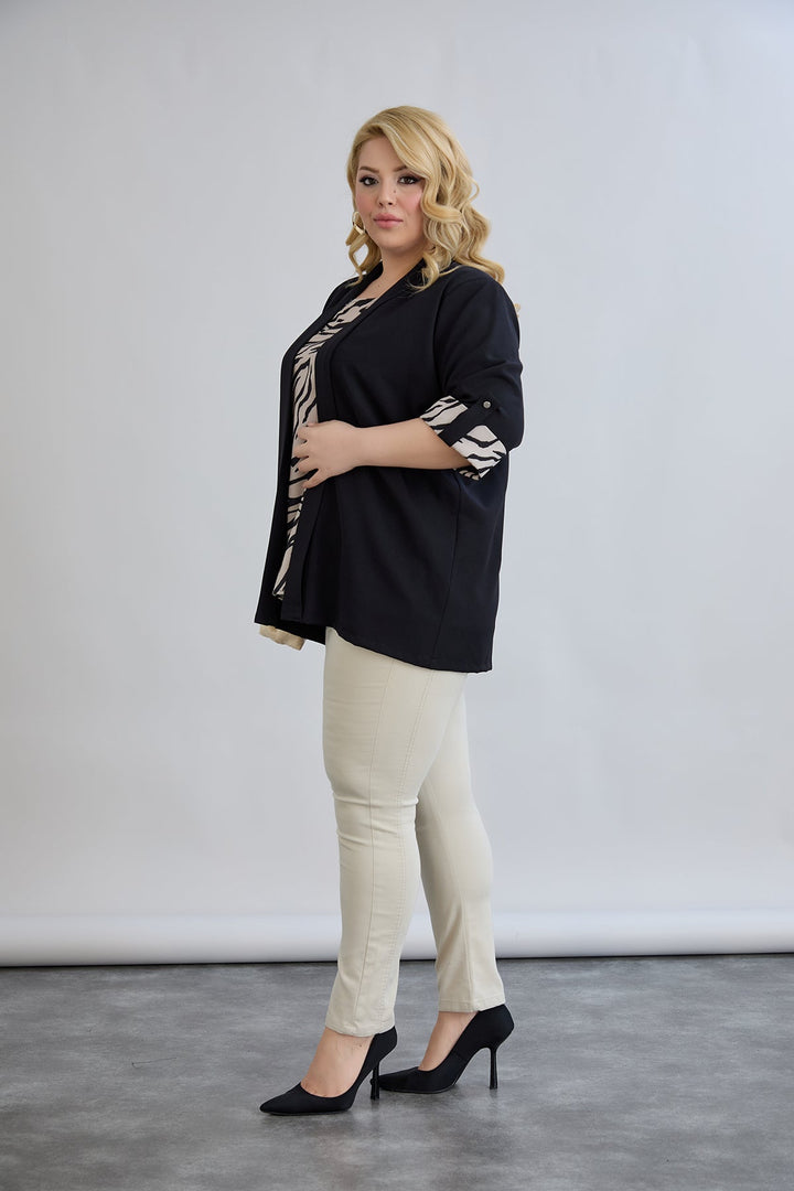 Set od 2 komada - bezručna bluzica i sako