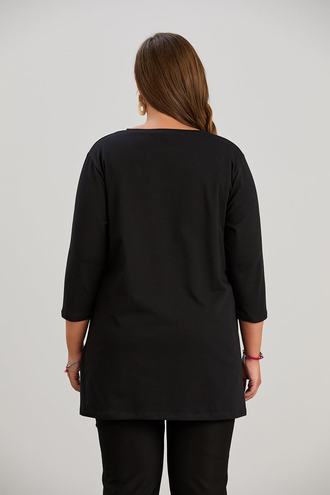 Impresivna pamučna tunika s printom LOVE