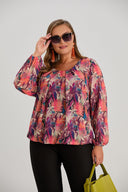 Bluza širokog kroja za punije žene