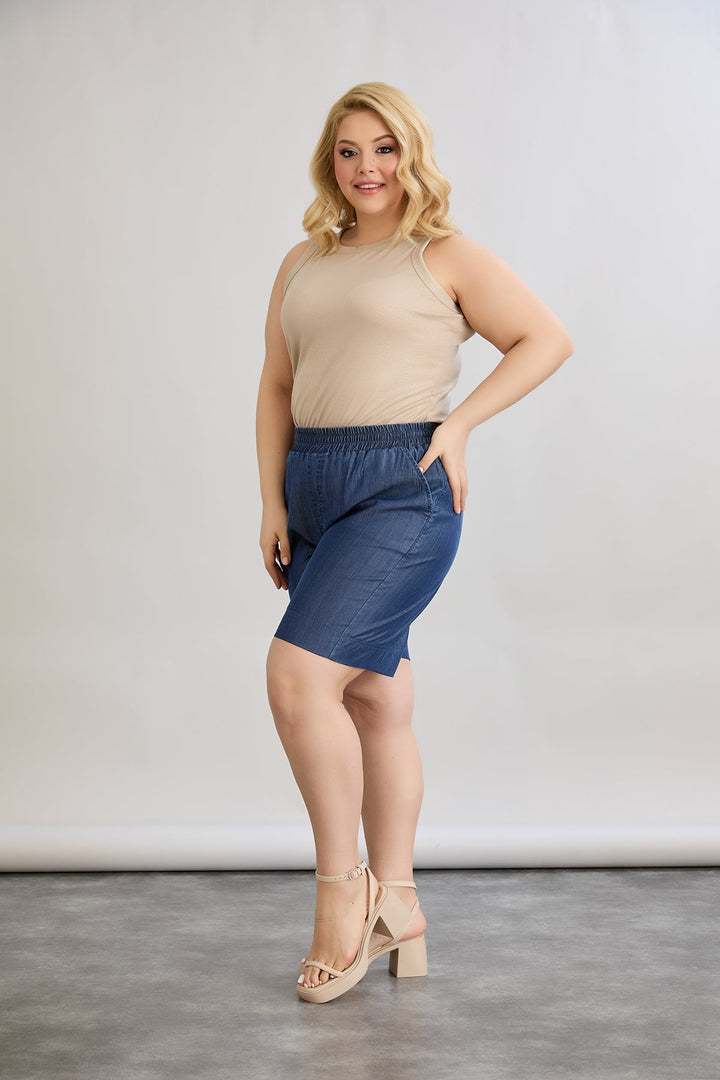 Kratke traper hlače s džepovima