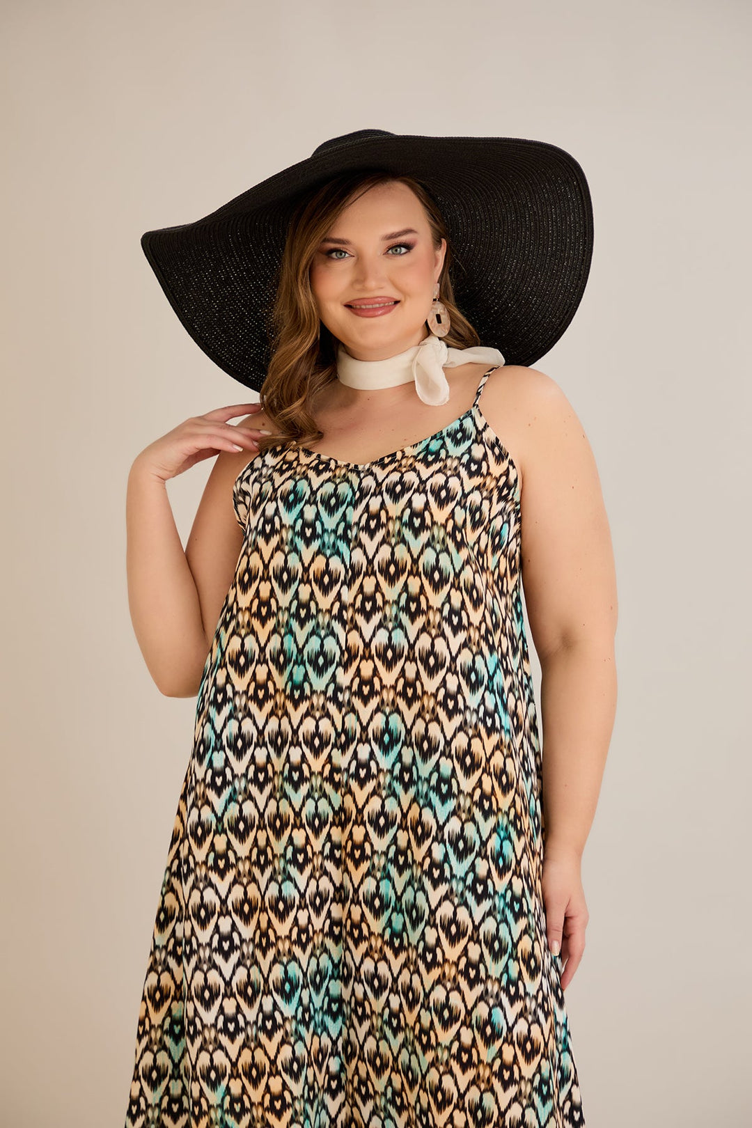 Haljina od prirodne viskoze s printom