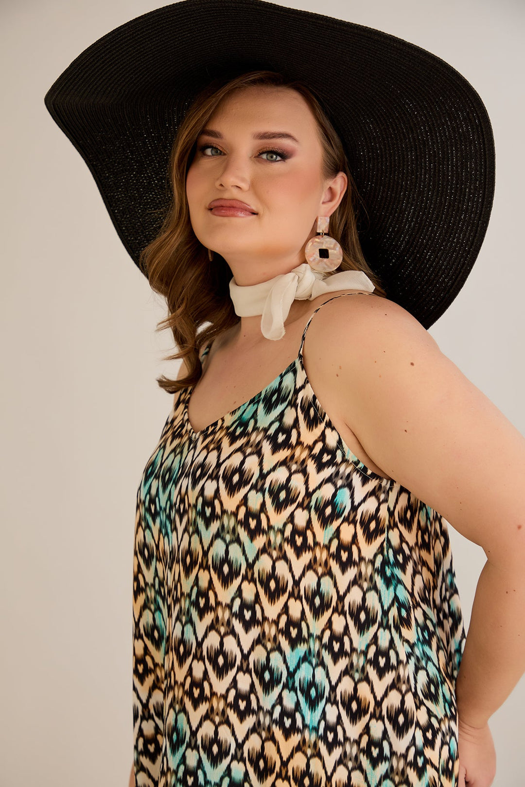 Haljina od prirodne viskoze s printom