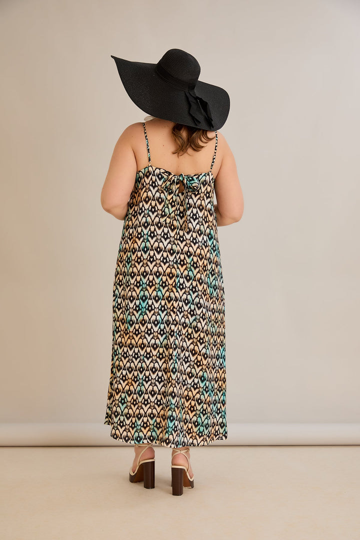 Haljina od prirodne viskoze s printom