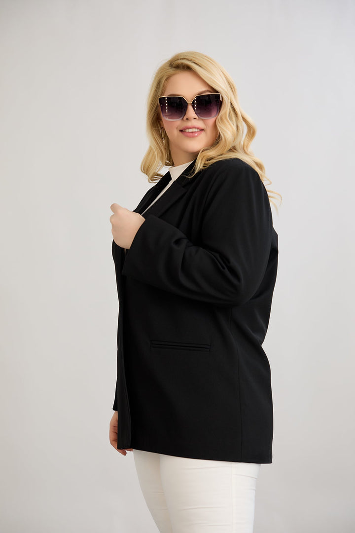 Dugi sako s jednim gumbom Veći brojevi.