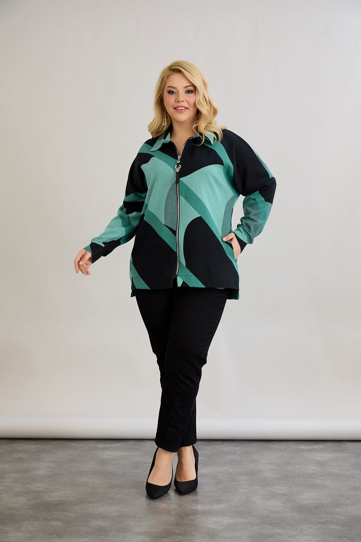 Jakna od pamuka s patentnim zatvaračem i džepovima - Mint