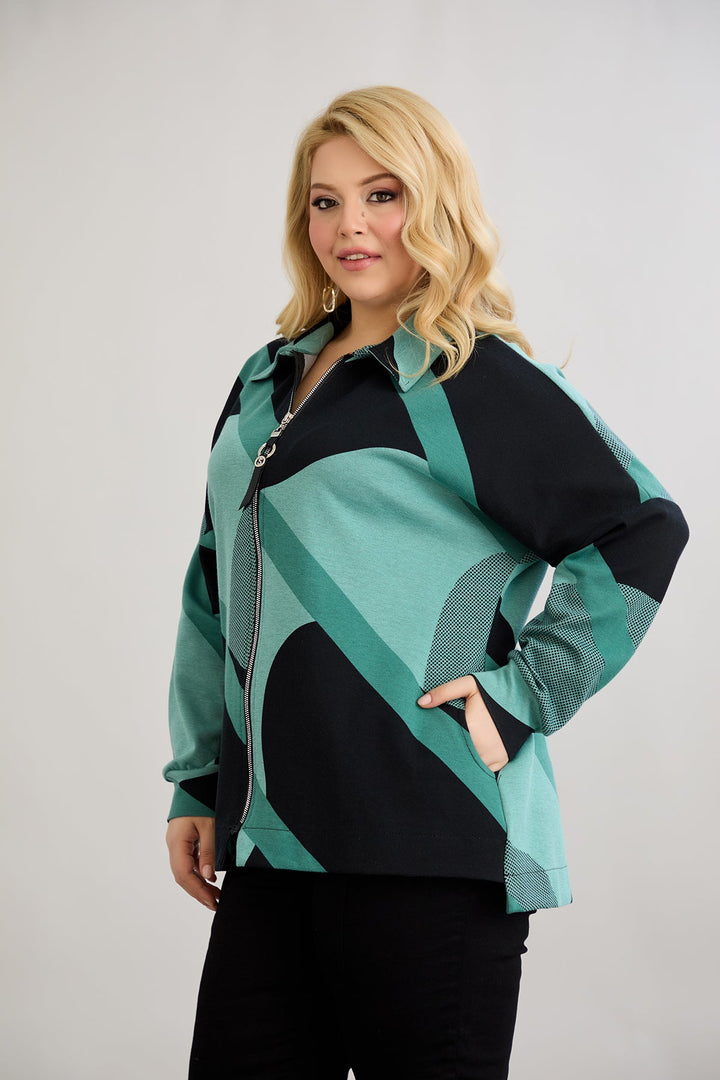 Jakna od pamuka s patentnim zatvaračem i džepovima - Mint