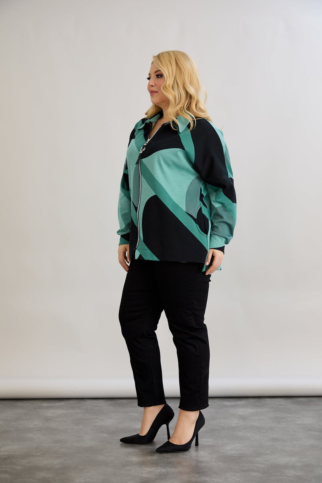 Jakna od pamuka s patentnim zatvaračem i džepovima - Mint