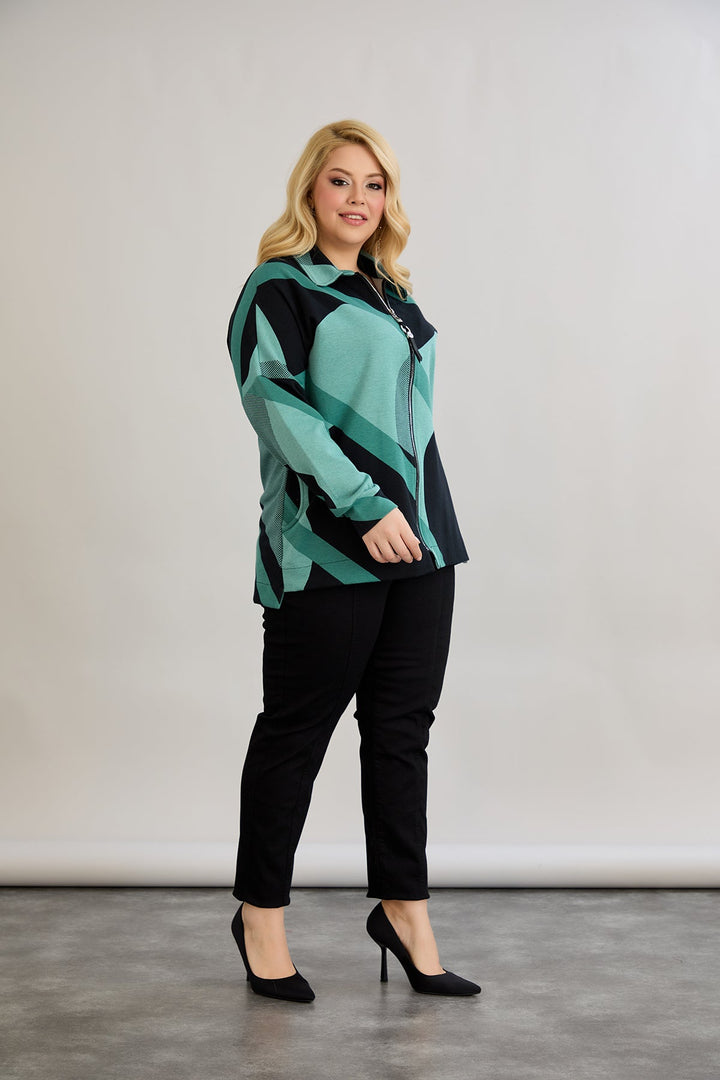 Jakna od pamuka s patentnim zatvaračem i džepovima - Mint