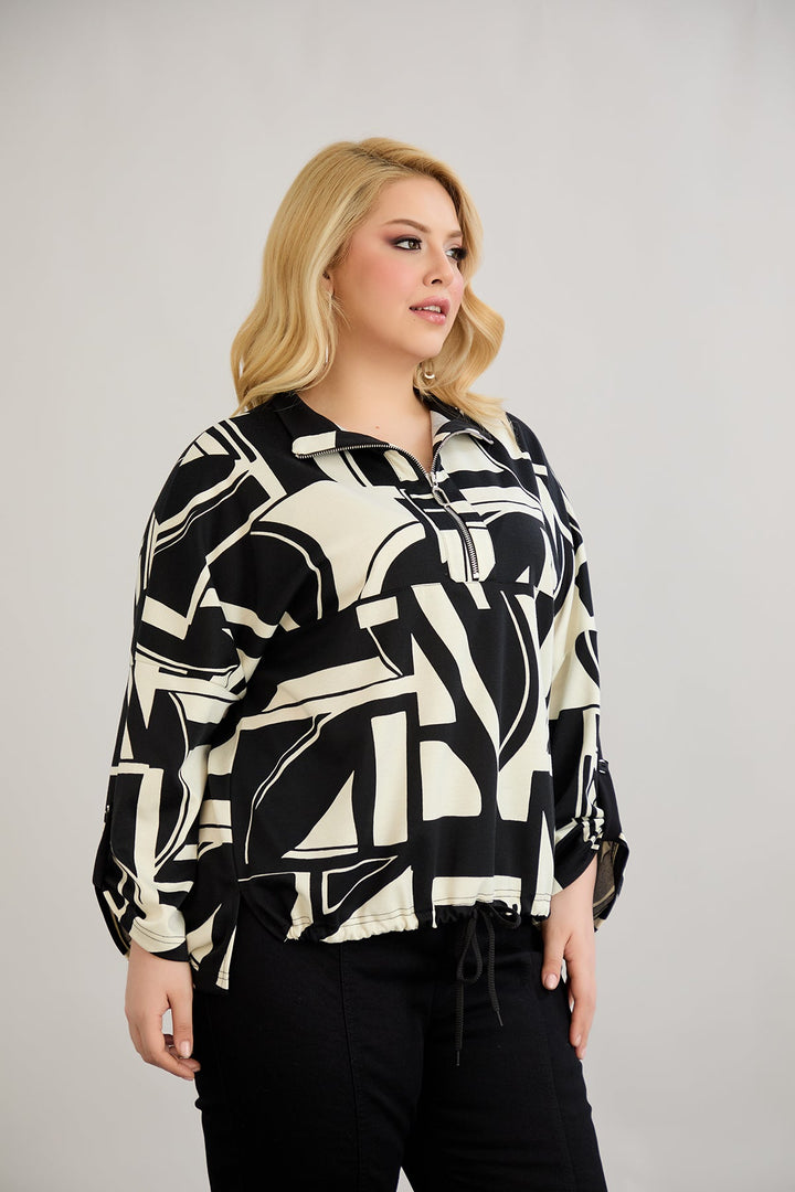 Džemper s vezanjem sprijeda