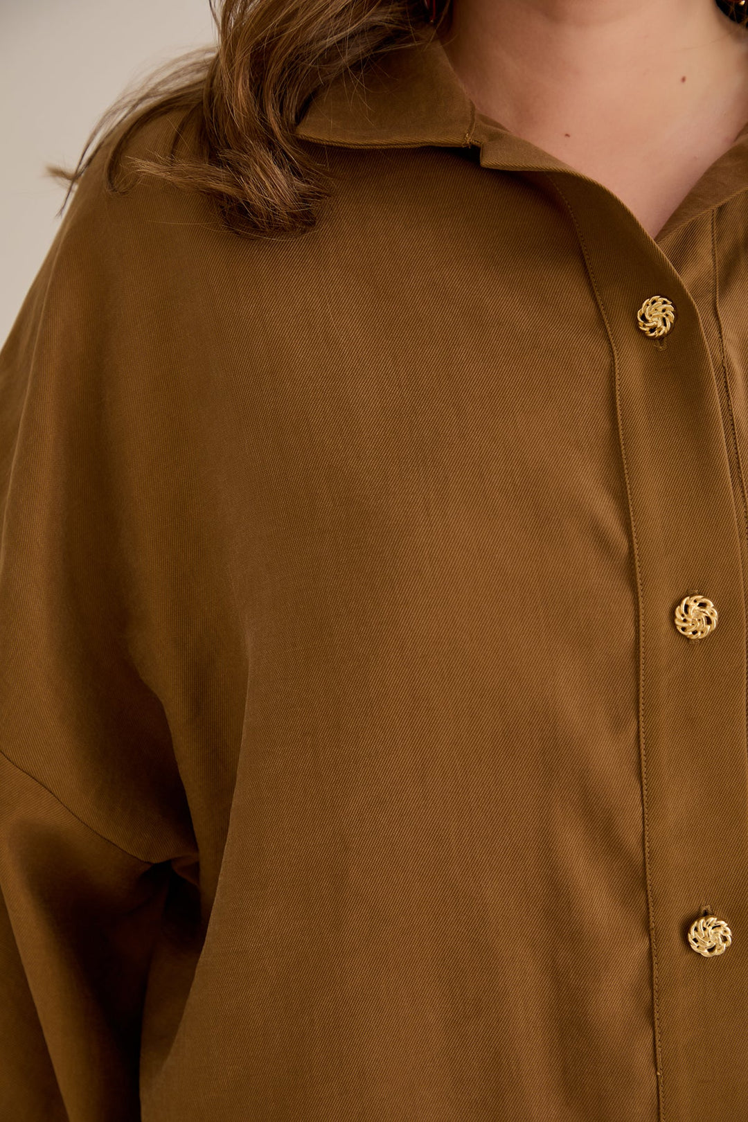 Premium Tencel set od 2 dijela: hlače suknja + košulja - 10593