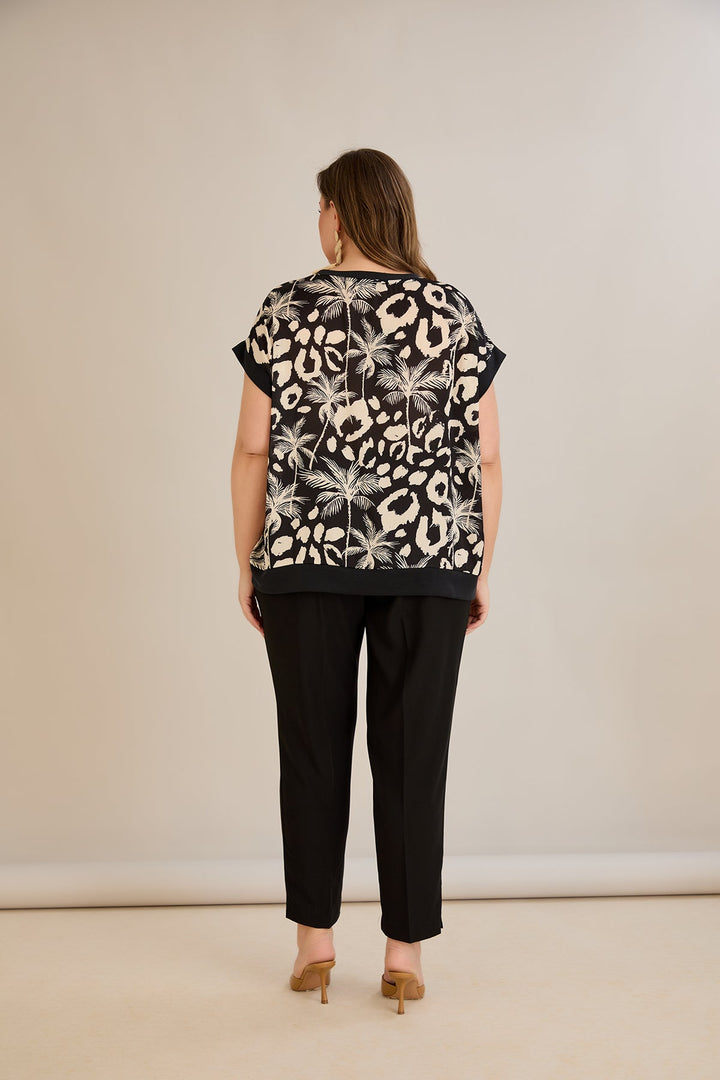 Šifonska bluza s printom - 10519