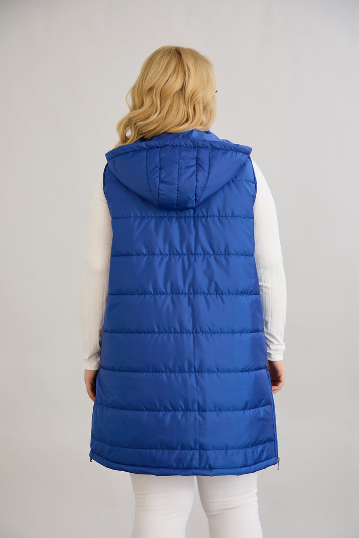 Lagani prsluk s uklonjivom kapuljačom - kobalt