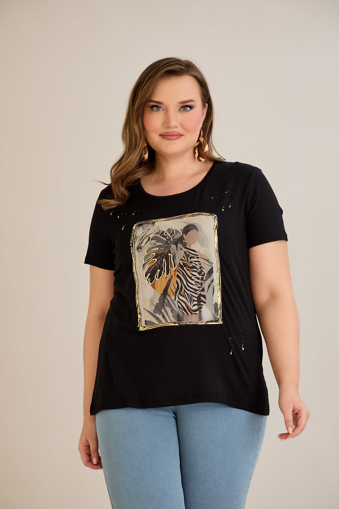 Majica od viskoze s printom II - Ženska 10881