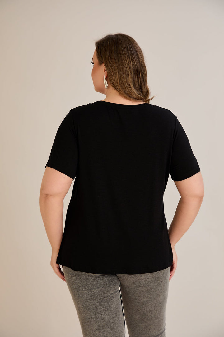 Tunika od viskoze s kamenčićima - 10967