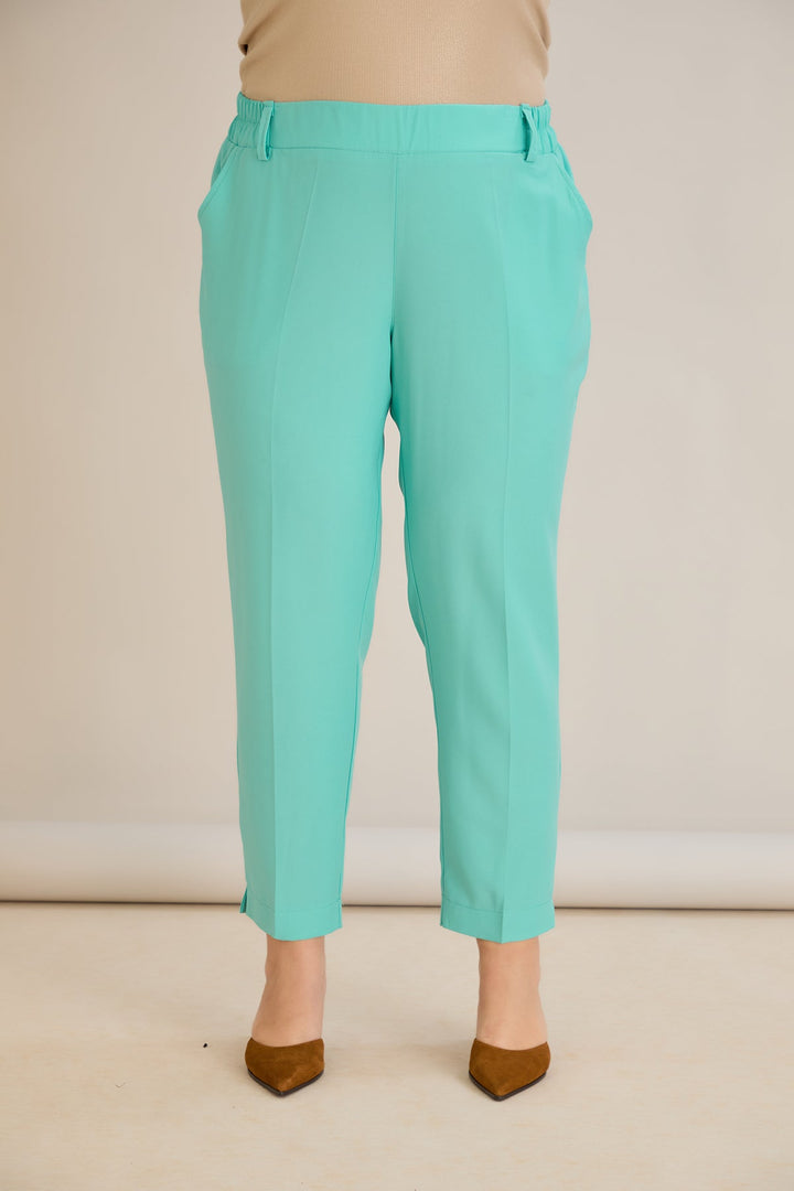 Ljetne elastične hlače - Aqua