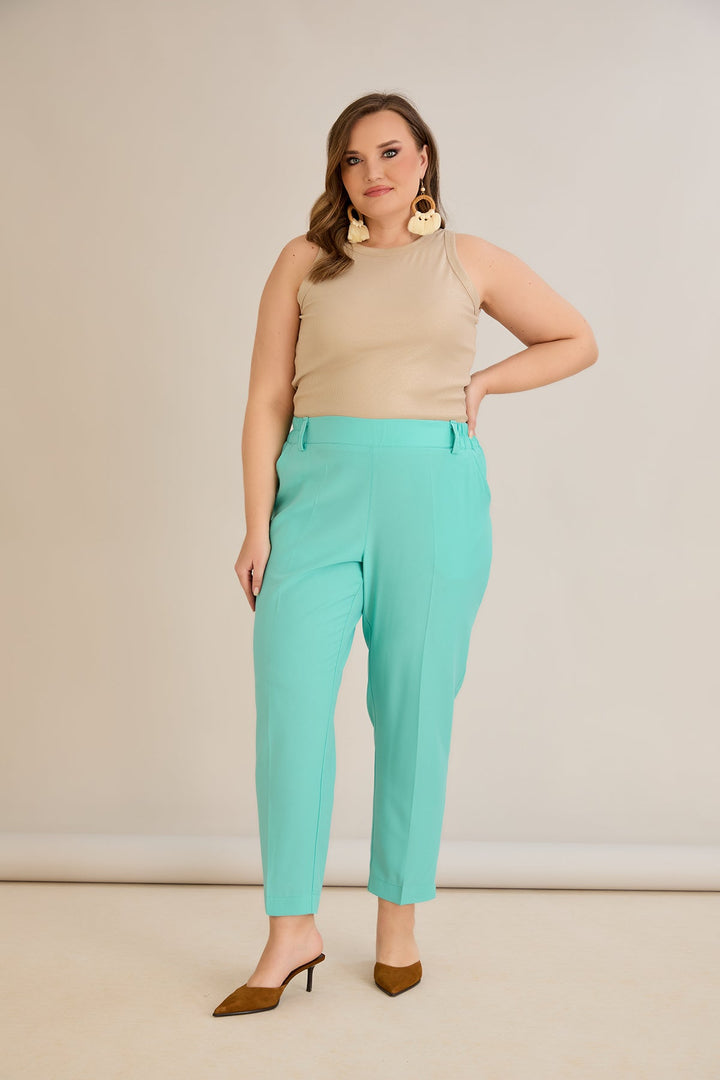 Ljetne elastične hlače - Aqua