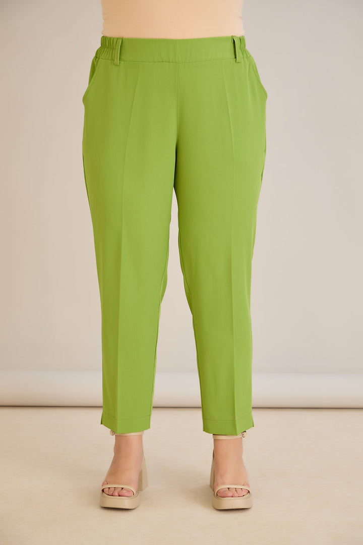 Ljetne elastične hlače - jabuka