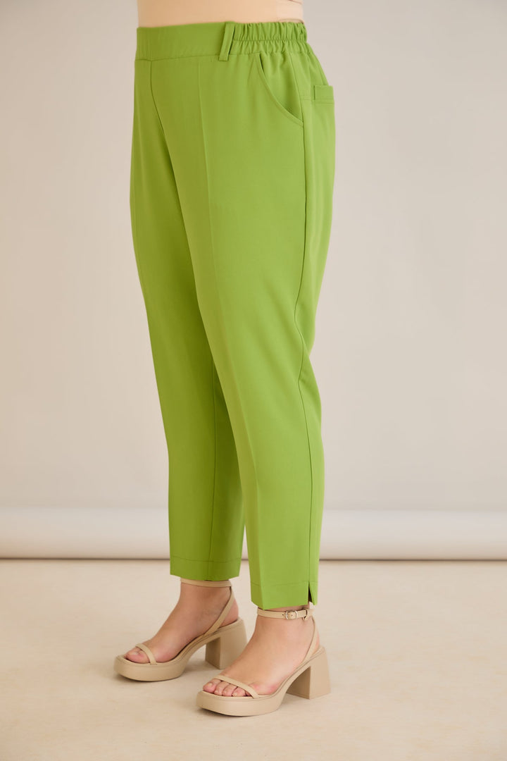 Ljetne elastične hlače - jabuka