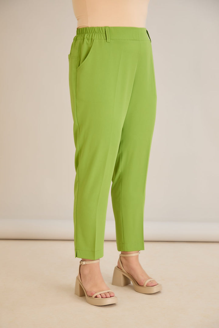 Ljetne elastične hlače - jabuka