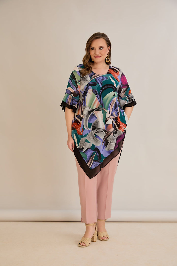 Tunika od šifona s printom