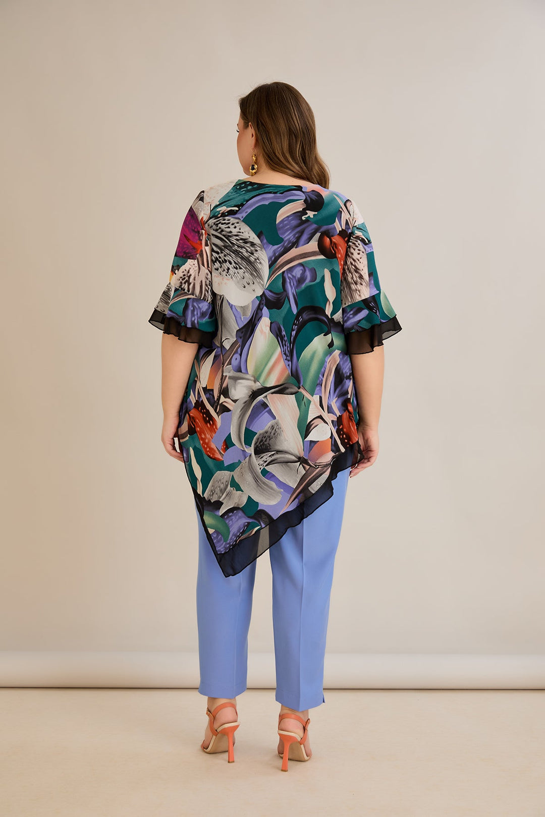 Tunika od šifona s printom