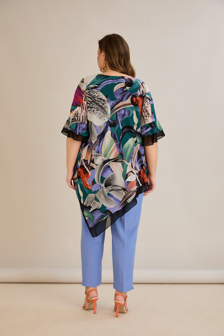 Tunika od šifona s printom