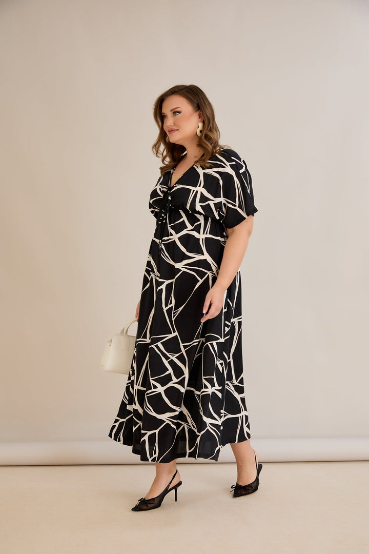 Ljetna haljina od viskoze s džepovima