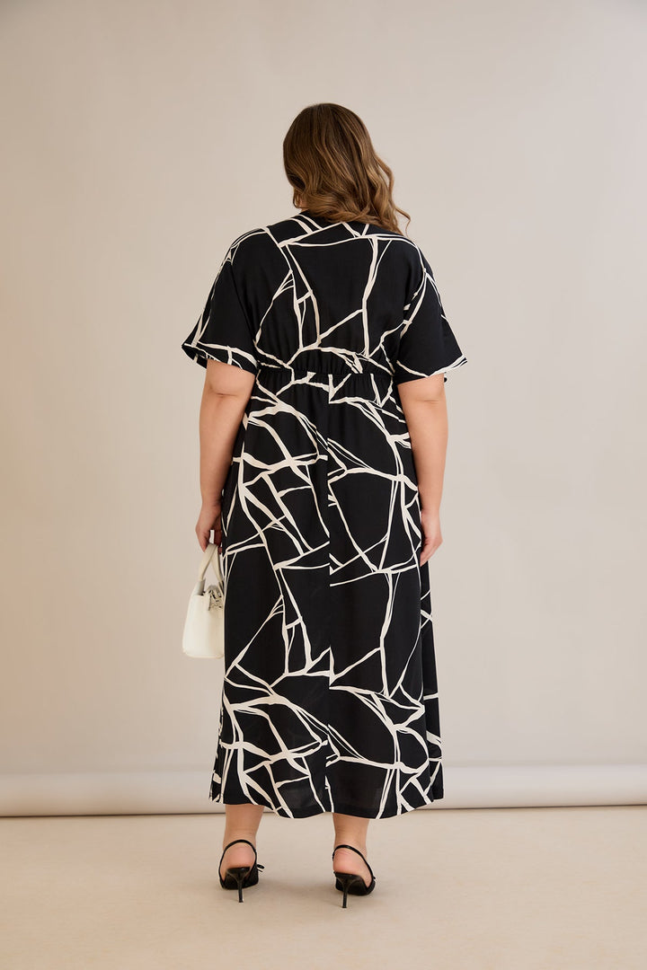 Ljetna haljina od viskoze s džepovima