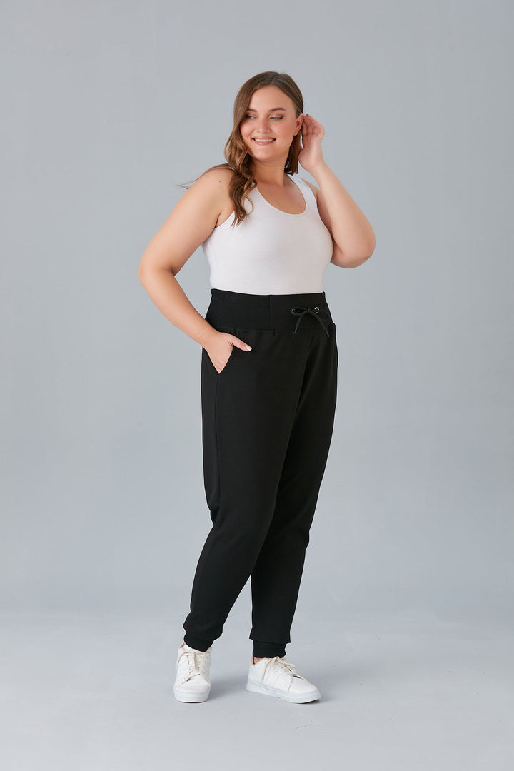 Спортен панталон с широк колан - My Store