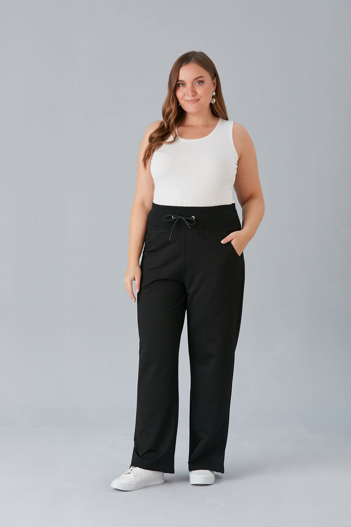 Спортен широк панталон с цепки (две дължини) - My Store