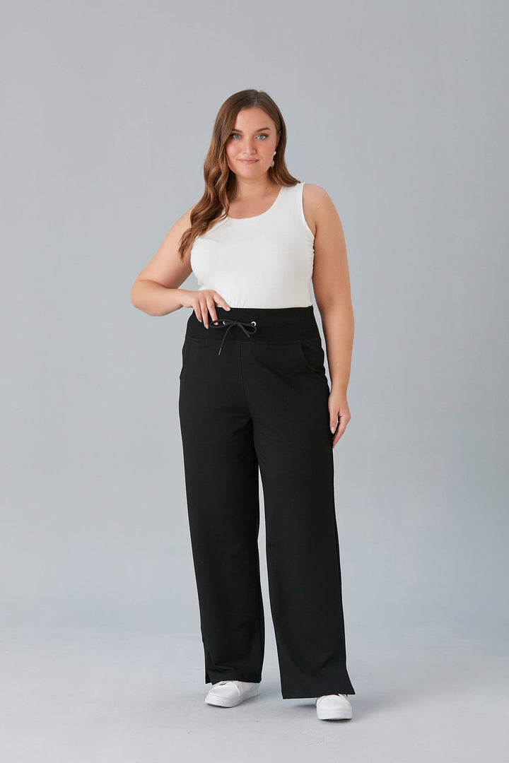 Спортен широк панталон с цепки (две дължини) - My Store