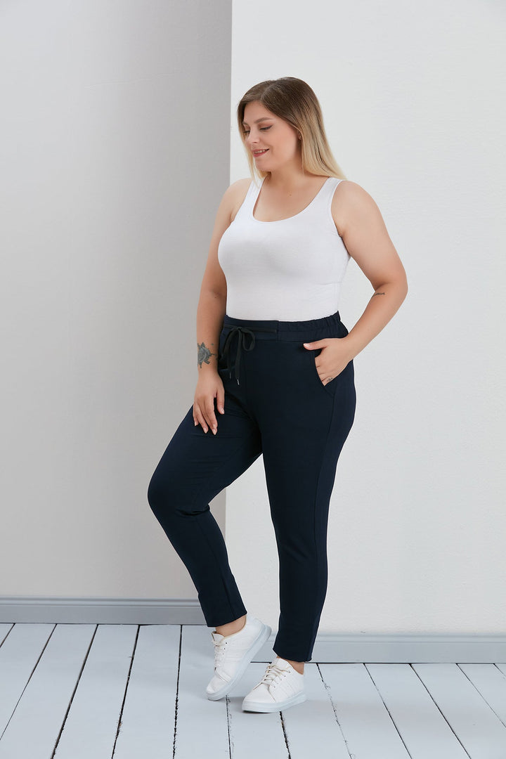 Maxi спортен панталон Дейли класик - тъмносин - My Store