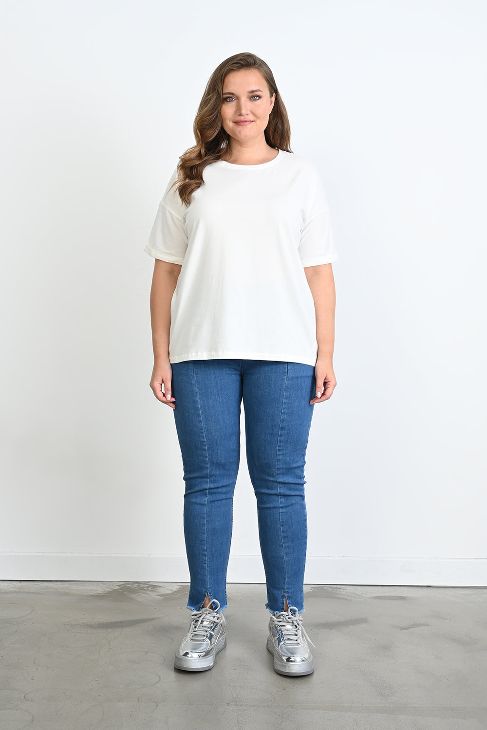 Pamučna majica kratkih rukava - Bijela