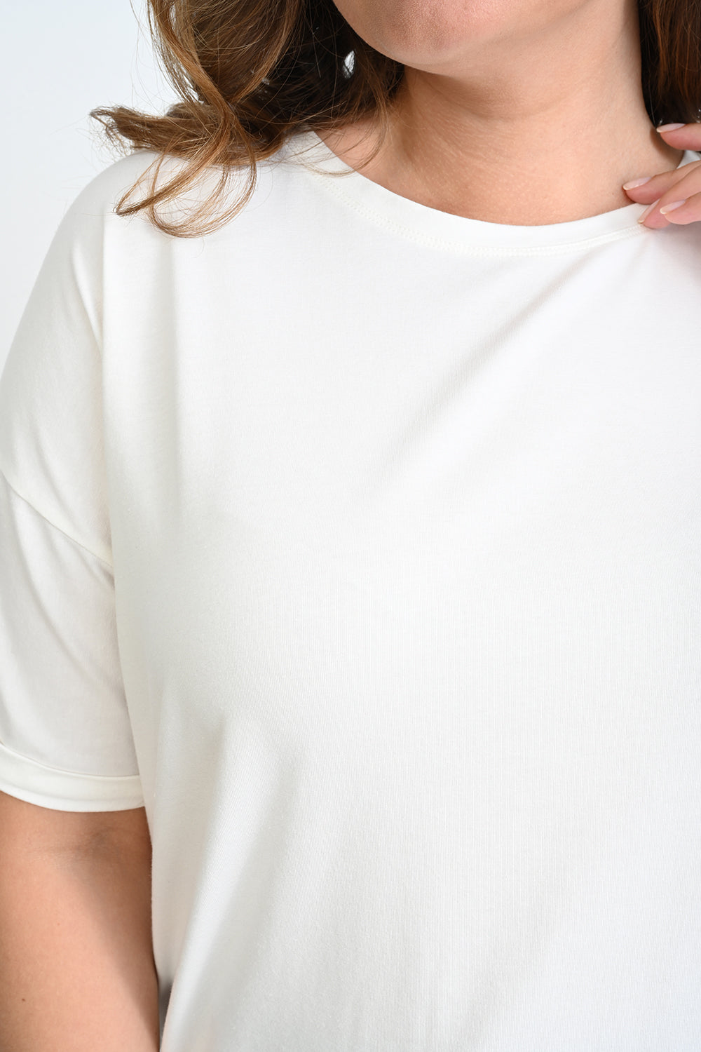 Pamučna majica kratkih rukava - Bijela