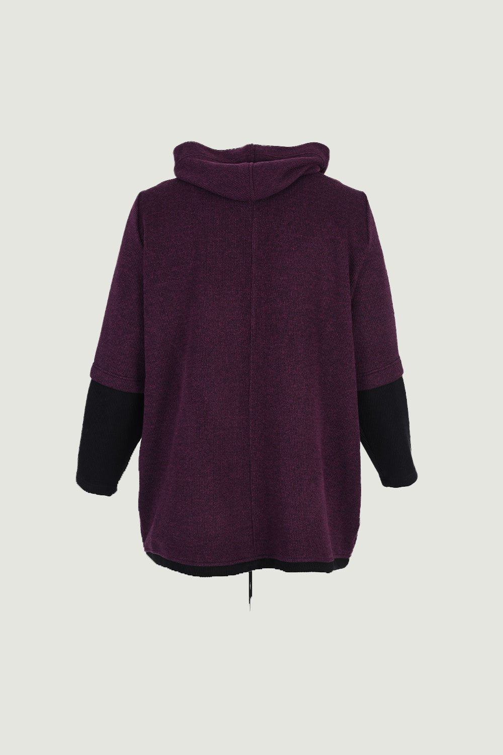 Жилетка с цип и връзки големи размери