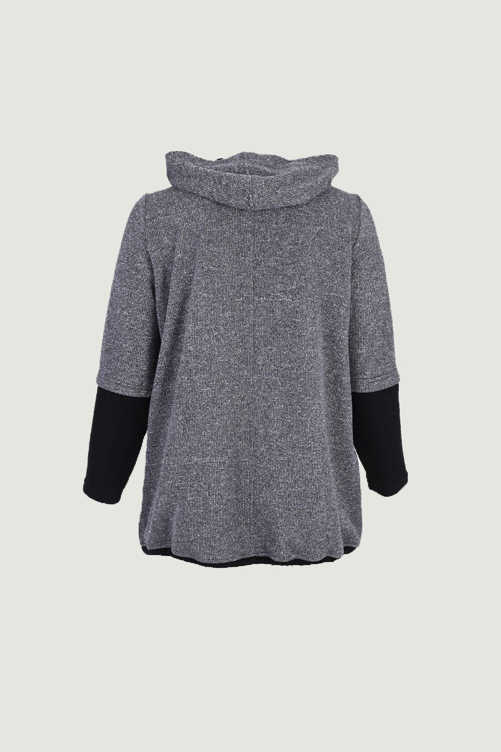 Жилетка с цип и връзки  големи размери