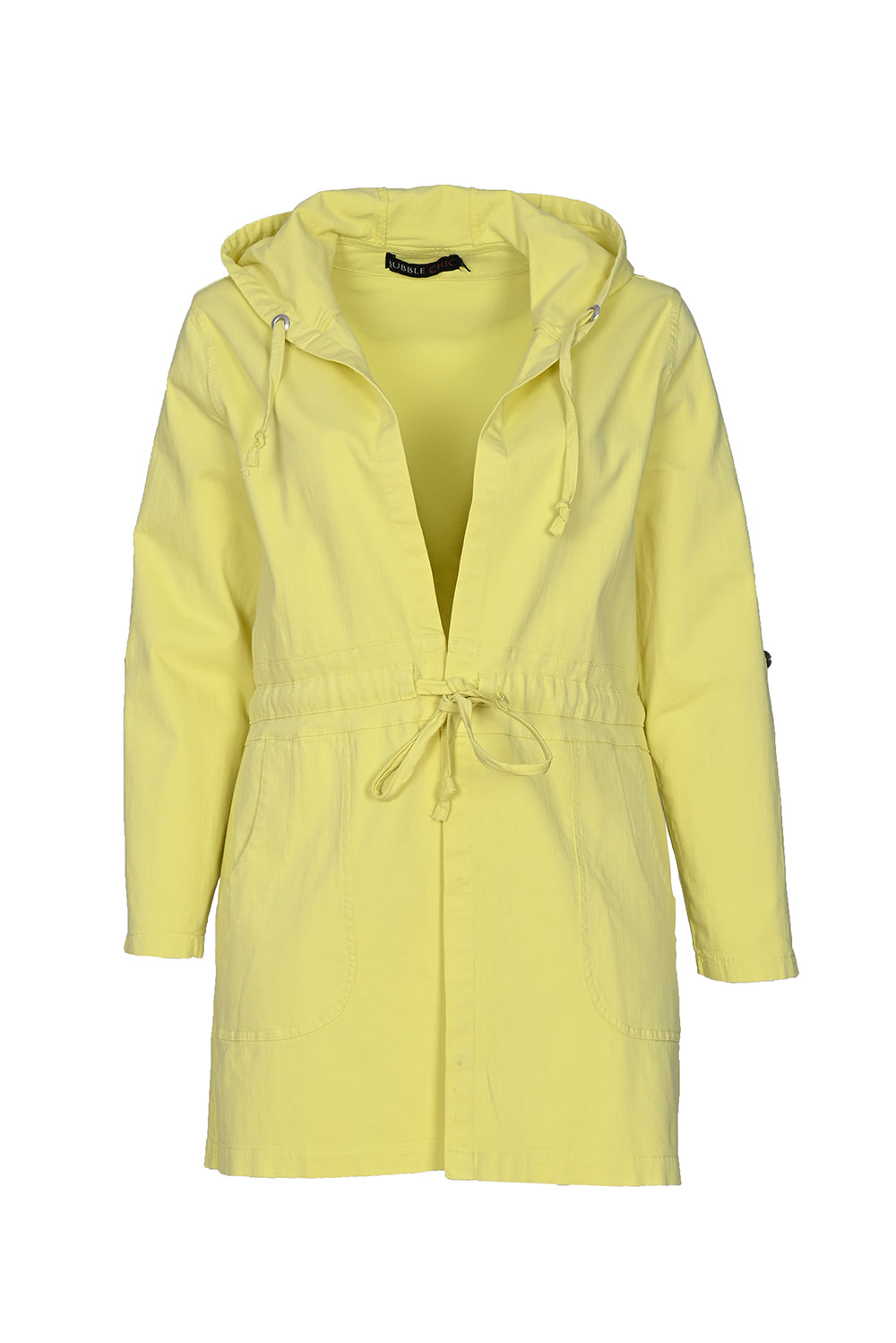 Safari traper baloner s kapuljačom - mliječno žuta - My Store