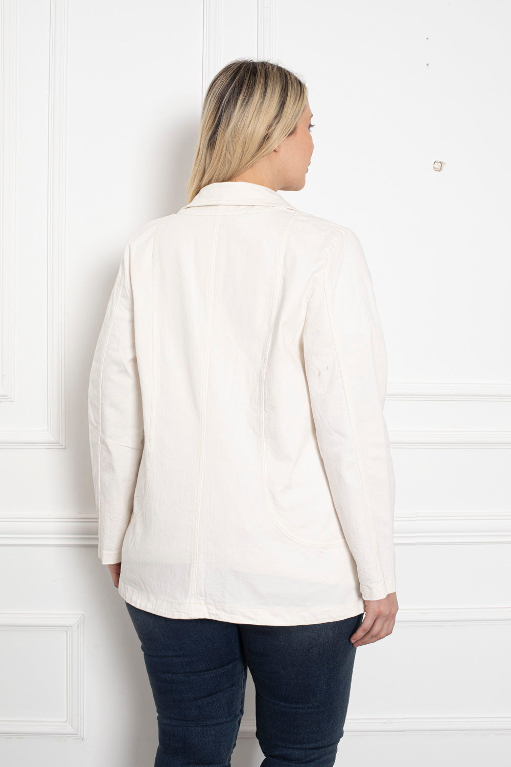 Trapper maxi jakna s preklopom - bijela - My Store