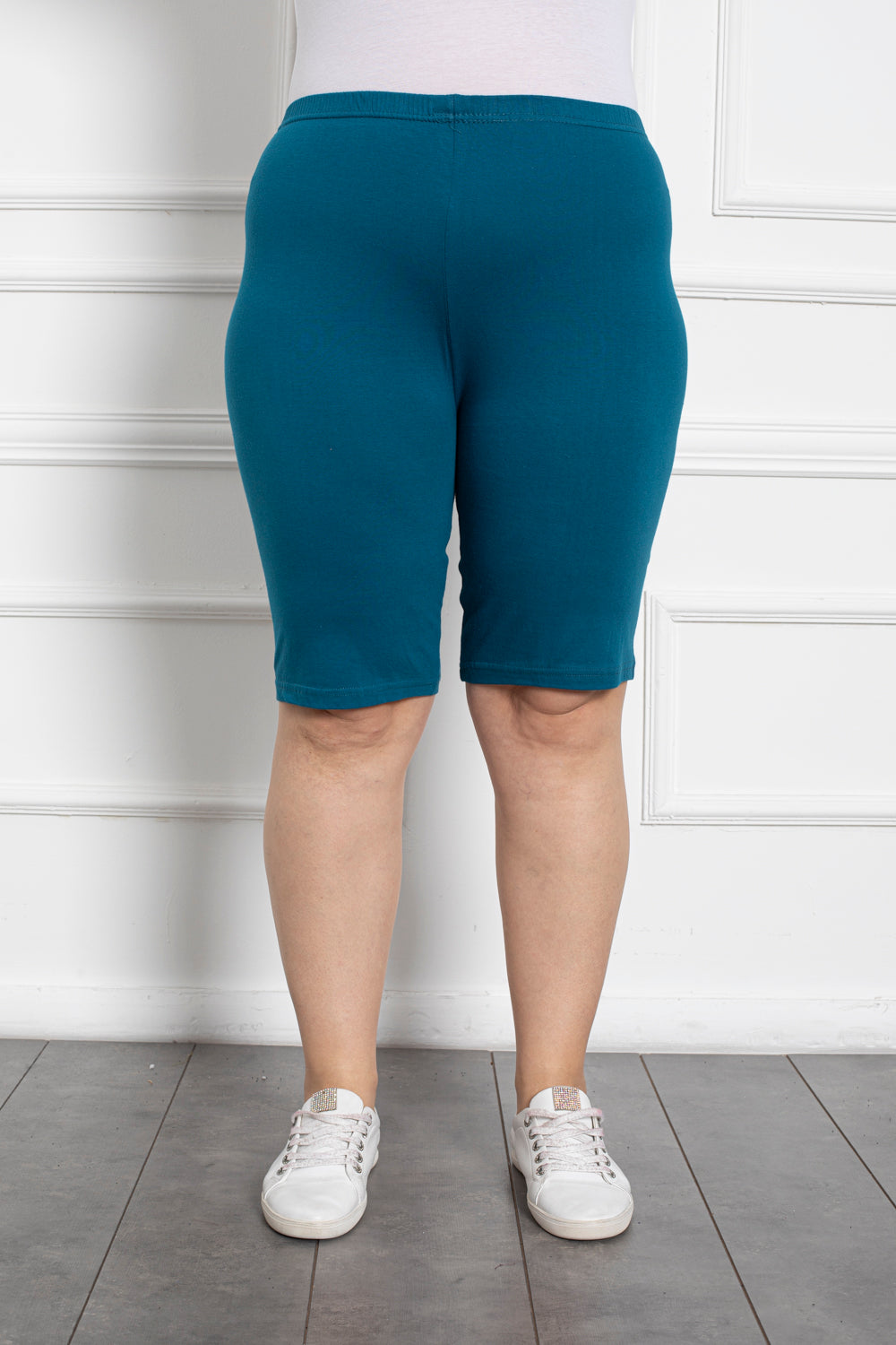 Kratke pamučne tajice do 160 cm. hip - tirkizna - Moja trgovina