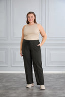 Спортен широк панталон големи Veličinaи - каки