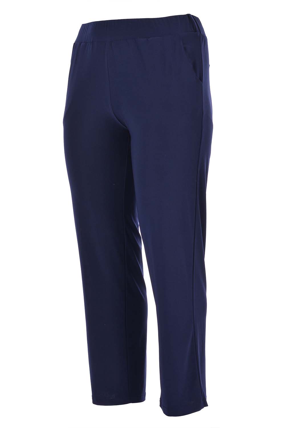 Широк панталон с джобове Шели- тъмносин - My Store